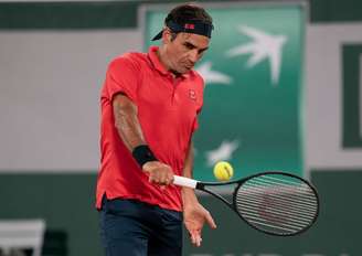 Roger Federer durante Aberto da França em Paris
05/06/2021 Susan Mullane-USA TODAY Sports