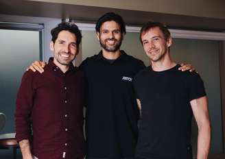 Jorge Soto Moreno, Dhaval Chadha e Antonio Molins, fundadores da Justos