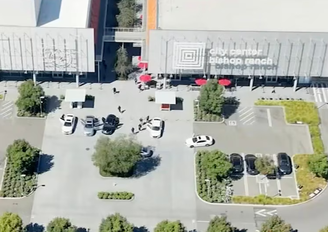 Imagens divulgadas pela polícia de San Ramon, EUA, mostram fuga de criminosos após assalto milionário em joalheria