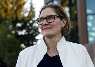 Presidente do Federal Reserve da Filadélfia, Anna Paulson, em Jackson Hole, Wyoming, EUA
22/08/2025
REUTERS/Jim Urquhart