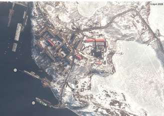 Base naval de Olenya, na Rússia