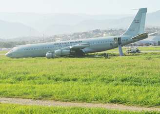 Avião da Força Aérea Brasileira sofreu um acidente neste domingo no Haiti