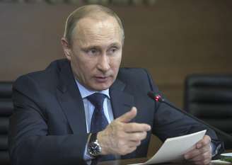 <p>O presidente russo Vladimir Putin afirmou nesta terça-feira que Moscou usará a força apenas como último recurso</p>