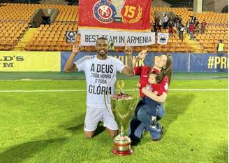 Juninho falou sobre a conquista do título do campeonato armênio com a camisa do Pyunik (Divulgação/Pyunik)