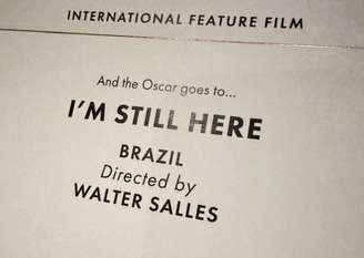 Fernanda Torres celebrou a vitória