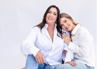 Virginia e a mãe, Margareth Serrão