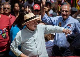 Presidente Luiz Inácio Lula da Silva, candidato à reeleição
