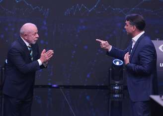 Lula e Flávio em debate: troca de acusações e nenhuma proposta.