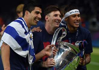 Com Messi, Suárez e Neymar, Barcelona ganhou tudo na temporada
