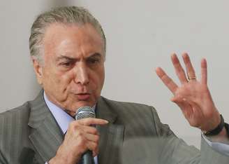 O presidente da República, Michel Temer