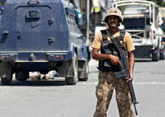 Soldado do Paquistão é visto em Mardan 02/09/2016 REUTERS/Khuram Parvez 