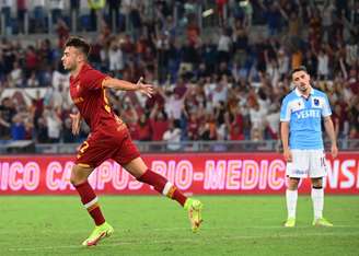 El Shaarawy fez um belo para a Roma para fechar a vitória italiana no Estádio Olímpico (Foto: VINCENZO PINTO / AFP)