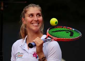 Bia Haddad representa o Brasil na final feminina de duplas do Australian Open (Foto: Divulgação)