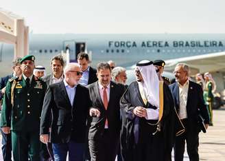 Lula chegou a Riade, capital da Arábia Saudita, no início da tarde (início da manhã em Brasília)