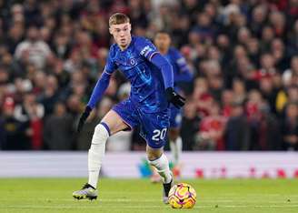 Cole Palmer (Chelsea) durante jogo contra o Manchester United, no dia 03.11.2024 