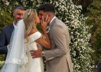 Lucas Beraldo e Rafaela Albino se casaram nesta sexta-feira, 18