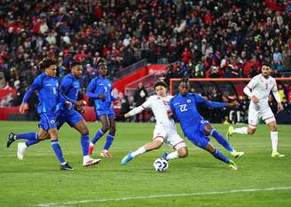 Louey Ben Farhat em amistoso contra o Haiti