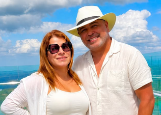 Rick e a esposa, Geralda Carvalho