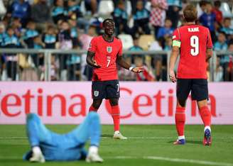 Saka e Kane em goleada da Inglaterra. (Foto de Carl Recine/Getty Images)