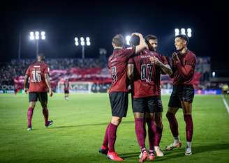 Jogadores do Red Bull Bragantino. 