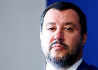 Líder do partido Liga, Matteo Salvini, durante coletiva de imprensa em Roma 08/10/2018 REUTERS/Max Rossi