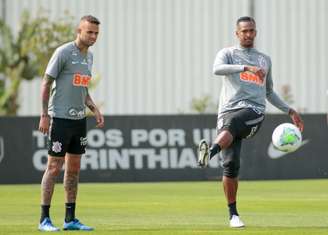 Luan treinou com bola nesta terça e deve ser titular no duelo diante do Galo de Sampaoli (Rodrigo Coca/ Ag. Corinthians)