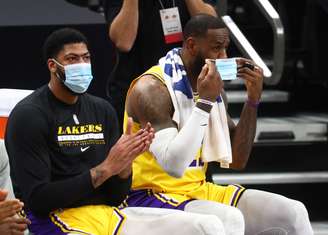 Com contusões seguidas de Anthony Davis e Lebron James, o Los Angeles Lakers não teve forças para avançar na atual temporada da NBA
18/12/2020
Mark J. Rebilas-USA TODAY Sports