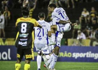 Pedro Castro, Willian Oliveira, Matheus Bidu e Jajá marcaram para a Raposa, Danielzinho descontou - (Foto: Staff Images/Cruzeiro)