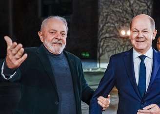 No domingo (3/12), Lula participou de jantar de trabalho oferecido por chanceler alemão Olaf Scholz