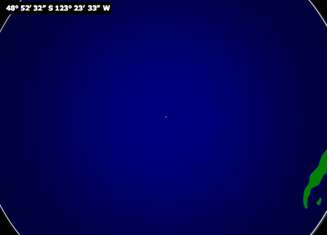 Conhecido como “cemitério de naves espaciais”, Ponto Nemo é referência para pesquisas em oceanografia e biodiversidade marinha – Wikimedia Commons/ Русский23