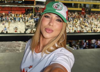 Virginia acompanhou os ensaios técnicos na Sapucaí