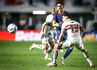 Gustavo Neves, jogador do Red Bull Bragantino. 