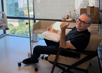 Luis Roberto inicia primeiro sessão de tratamento