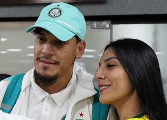 Imagens da chegada do Palmeiras a Assunção, no Paraguai –