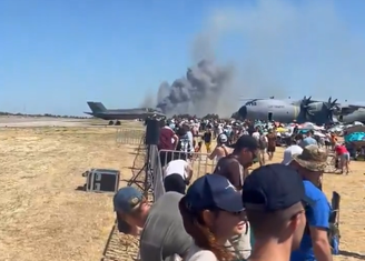 Explosão aconteceu durante exibição