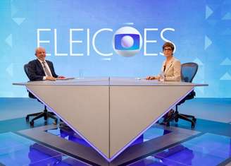 O presidente Lula (PT) em sabatina da TV Globo