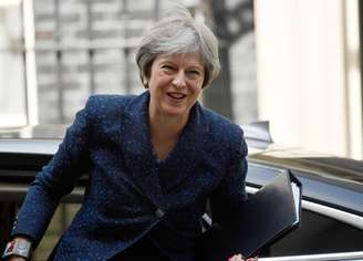 Primeira-ministra britânica, Theresa May, em Londres
06/06/2018 REUTERS/Toby Melville
