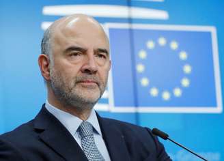 Comissário de assuntos econômicos da União Europeia, Pierre Moscovici, durante coletiva de imprensa em Bruxelas 04/12/2018 REUTERS/Yves Herman