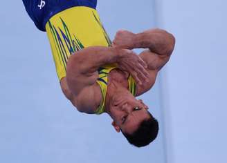 Caio Souza na prova de salto dos Jogos de Tóquio
24/07/2021
REUTERS/Mike Blake