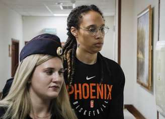 A jogadora Brittney Griner está presa desde fevereiro