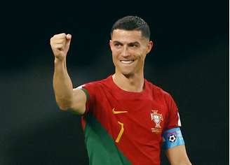 Cristiano Ronaldo comemora gol 