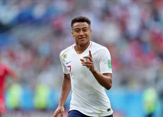 Lingard comemora gol contra o Panamá na Copa do Mundo de 2018
