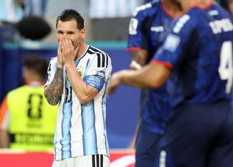 Messi em ação contra Cabo Verde