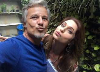 Leticia Spiller se declara no aniversário do ex, Marcello Novaes