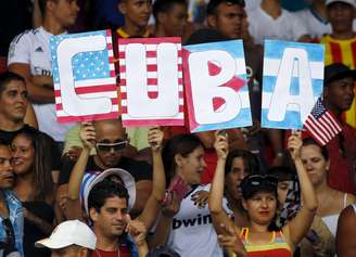 Torcida fez a festa nas arquibancadas em Havana