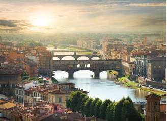 Pontes de Florença, na Itália