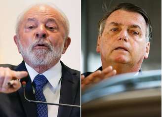 O presidente Luiz Inácio Lula da Silva e o ex-presidente Jair Bolsonaro