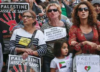 <p>Muitas manifestações, algumas das quais deram lugar a agressões antissemitas, foram realizadas na França nos últimos dias em apoio à população de Gaza</p>