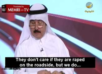 Saleh al-Saadoon disse que mulheres ocidentais não ligariam se fossem estupradas na estrada