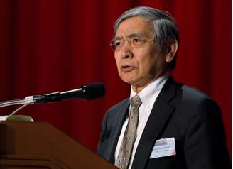 Presidente do banco central do Japão, Haruhiko Kuroda
19/11/2018
REUTERS/Toru Hanai